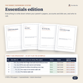 The files in the Essentials edition: Start Here, the Guided Family Binder, the 30-Day Plan, Conversation Scripts and the Family Hub spreadsheet.